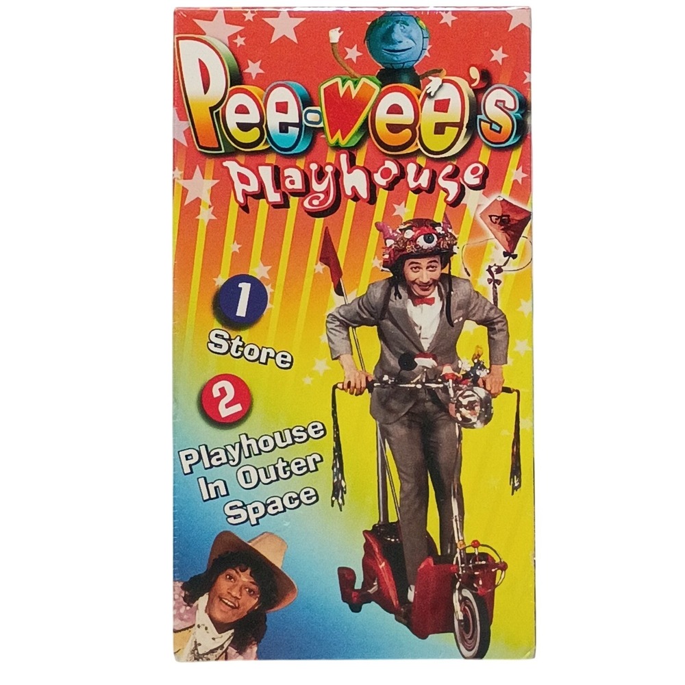 Pee-wee's Playhouse Vol 3 (VHS, 1996) MGM Paul Reubens Laurence Fishburne